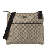 GG Plus Monogram Medium Flat Messenger Bag Dark Brown