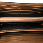 Dollar Calfskin Crystal Mini Dionysus Chain Wallet Natural Tan Black Diamond