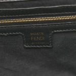 Nappa FF 1974 Embossed Large Baguette Black
