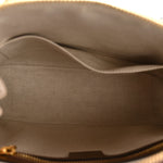 GG Supreme Monogram Azalea Calfskin Small Horsebit 1955 Top Handle Bag Beige Ebony Brown Sugar