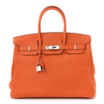 Togo Birkin 35 Orange