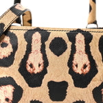 Calfskin Leopard Print Small Pandora Multicolor