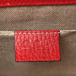 Dollar Calfskin Small Interlocking G Shoulder Bag Red