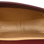 Calfskin Quilted Small Octagon CC Clasp Flap Bag Red Gold