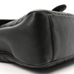 Calfskin Matelasse Large GG Marmont Shoulder Bag Black