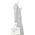 Togo Birkin 30 Gris Pale