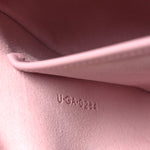 Smooth Calfskin Medium Strap Ava Triomphe Shoulder Pastel Pink