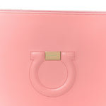 Calfskin Gancini CIty Wristlet Pink