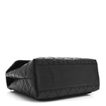 Caviar Quilted Jumbo Kelly Flap Black