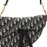Oblique Saddle Bag Blue