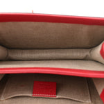 Dollar Calfskin Small Interlocking G Shoulder Bag Red
