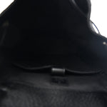 Monogram Jumbo GG Textured Dollar Calfskin Web Double Buckle Backpack Black