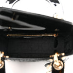 Patent Cannage Mini Lady Dior Black