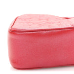 Lambskin Embossed Monogram Fall In Love Sac Coeur Heart Chain Bag Lipstick Red