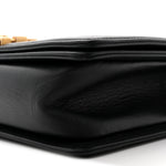 Caviar Quilted Medium Boy Flap Black