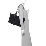 Mixed Fibers Small Deauville Tote Black