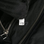 Tessuto Nylon Saffiano Tote Black