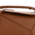 Satin Calfskin Mini Puzzle Bag Pecan