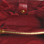 Vitello Elite Regular 2Jours Tote Rosso Scuro Ciliegia