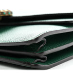 Pebbled Calfskin Small Dionysus Shoulder Bag Emerald