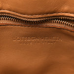 Nappa Maxi Intreccio Padded Cassette Crossbody Bag Caramel