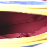 Suede Calfskin Quilted Medium Gabrielle Hobo Red Blue Yellow