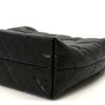 Caviar Quilted Chanel Way Clutch With Chain Black