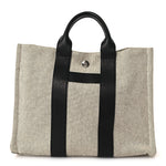 Toile Taurillon Clemence Sac Harnais Tote PM Black