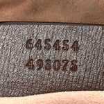 GG Supreme Monogram Small Horsebit 1955 Shoulder Bag Beige Brown Sugar
