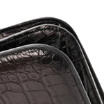 Matte Alligator Constance 18 Black