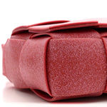 Rubber Maxi Intrecciato Extra Mini Cassette Crossbody Bag Firework
