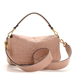 Nappa FF 1974 Embossed Baguette Rosa Bourbon