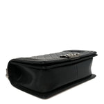 Caviar Quilted Medium Boy Flap Black