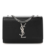 Grain De Poudre Small Monogram Kate Satchel Black