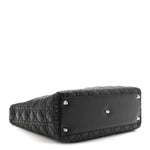 Lambskin Cannage Large Lady Dior Black