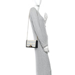 Calfskin Lovelight Mini Diana Chain Bag Mystic White Paradise Cloude