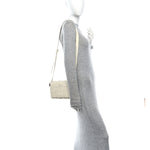 Patent Maxi Intrecciato Cassette Crossbody Bag White