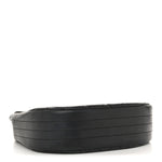 Lambskin Quilted Half Moon Flap Black