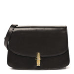 Sleek Calfskin The Sofia 8.75 Crossbody Dark Brown