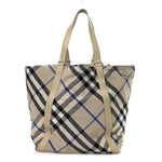 Jacquard Check Festival Tote Lichen