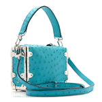 Ostrich Side Trunk PM Candy Blue