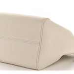 Calfskin Cuir Small Triomphe Cabas Drawstring White