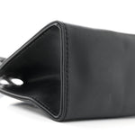 Vegan Leather Small Shopping Bag Black