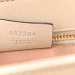 GG Supreme Monogram Horsebit 1955 Shoulder Bag Beige Mystic White