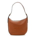 Supple Calfskin Medium Triomphe Heloise Shoulder Bag Tan