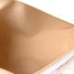 LV x TM Cowhide Monogram Multicolor Side Trunk MM White