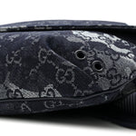 Denim Monogram Web Belt Bag Blue Multicolor