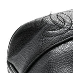 Caviar Triple CC Shoulder Bag Black
