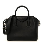 Sugar Goatskin Small Antigona Black