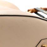 Calfskin Diana Bamboo Boston Oatmeal Vintage Green